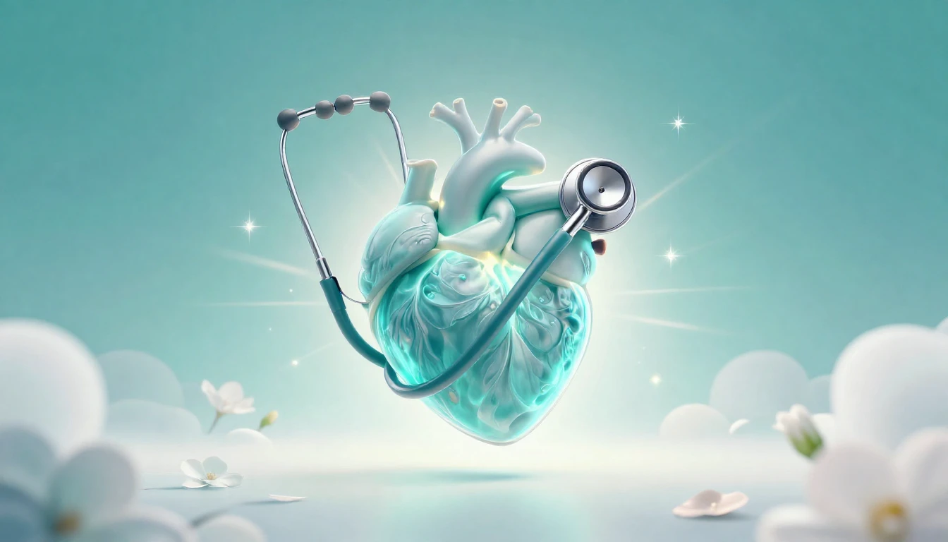 A high-quality digital art illustration symbolizing medical ...