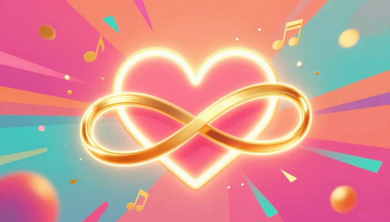 A vibrant and colorful composition symbolizing unity and joy...