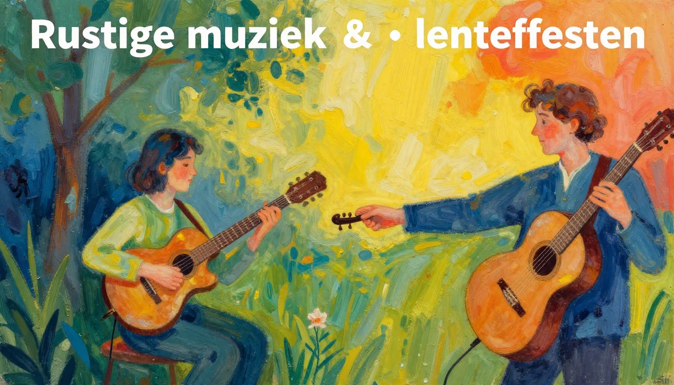Album cover art for instrumental music about Rustige muziek ...