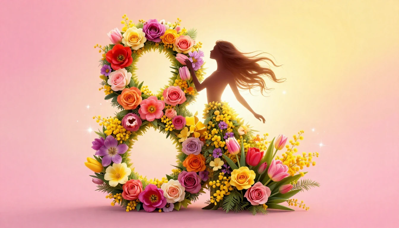 A beautiful and artistic concept for International Women's D...