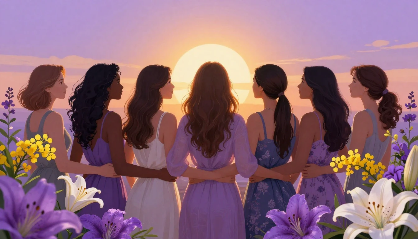 A conceptual digital art piece celebrating International Wom...