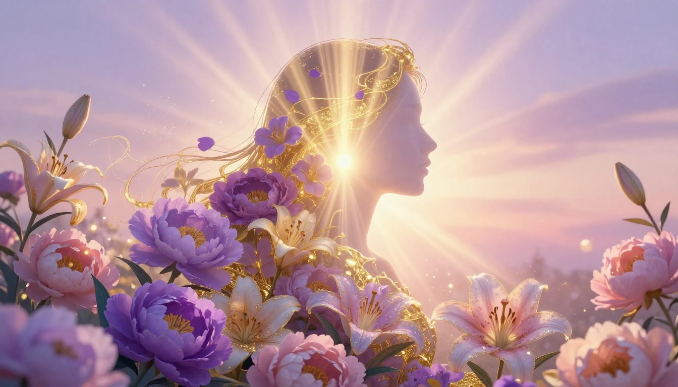 A vibrant digital art piece symbolizing growth and unity. A ...