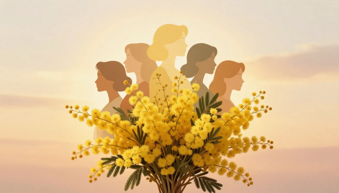 A warm and uplifting digital art illustration focusing on th...