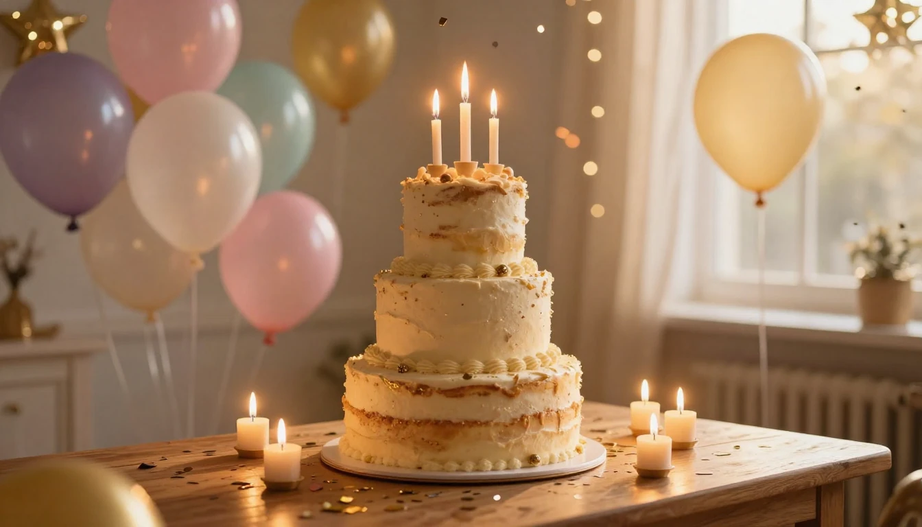 A vibrant and festive scene featuring a beautifully decorate...