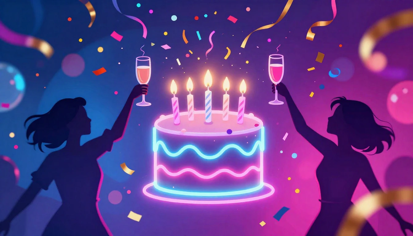 A vibrant and energetic digital art piece representing a mod...