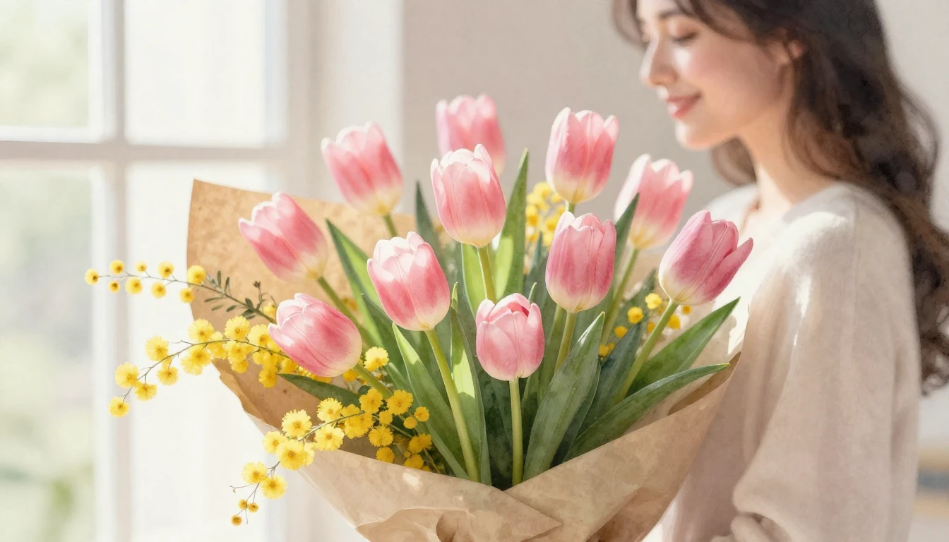 A beautiful romantic watercolor painting representing Intern...