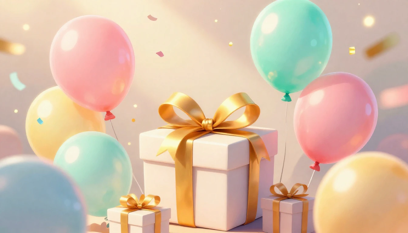 A vibrant and heartwarming digital art illustration celebrat...