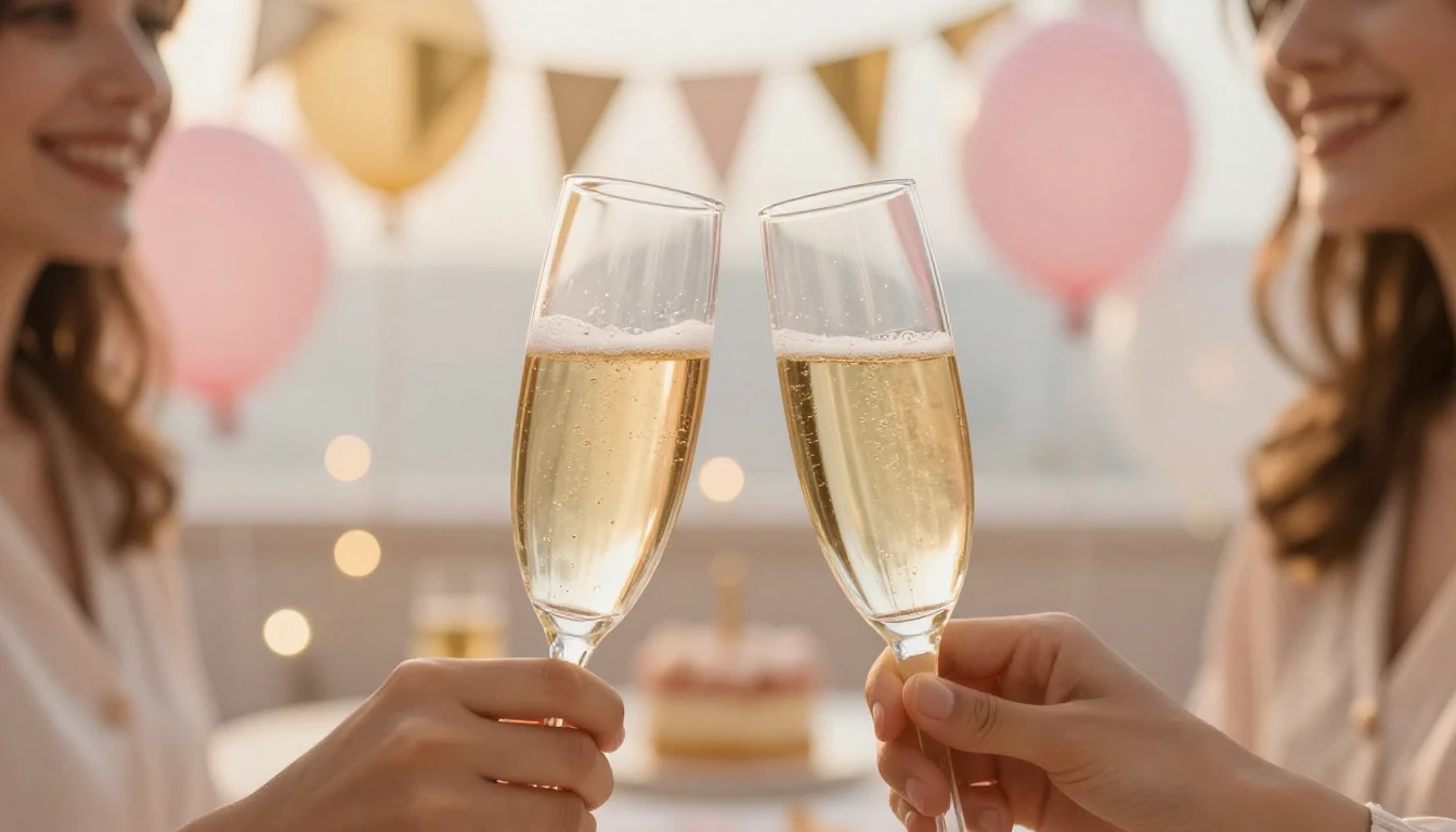 A warm and inviting scene of a birthday celebration for a be...