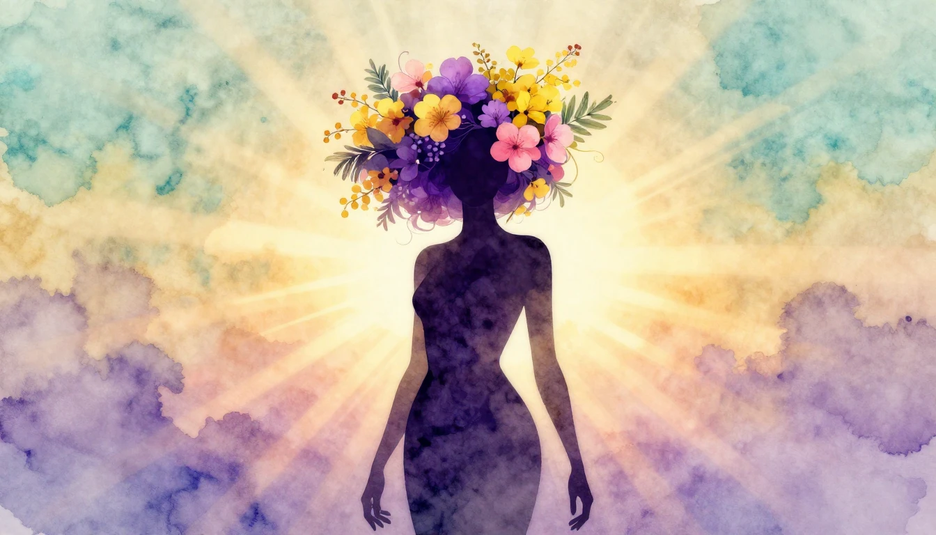 A beautiful and artistic watercolor illustration depicting t...