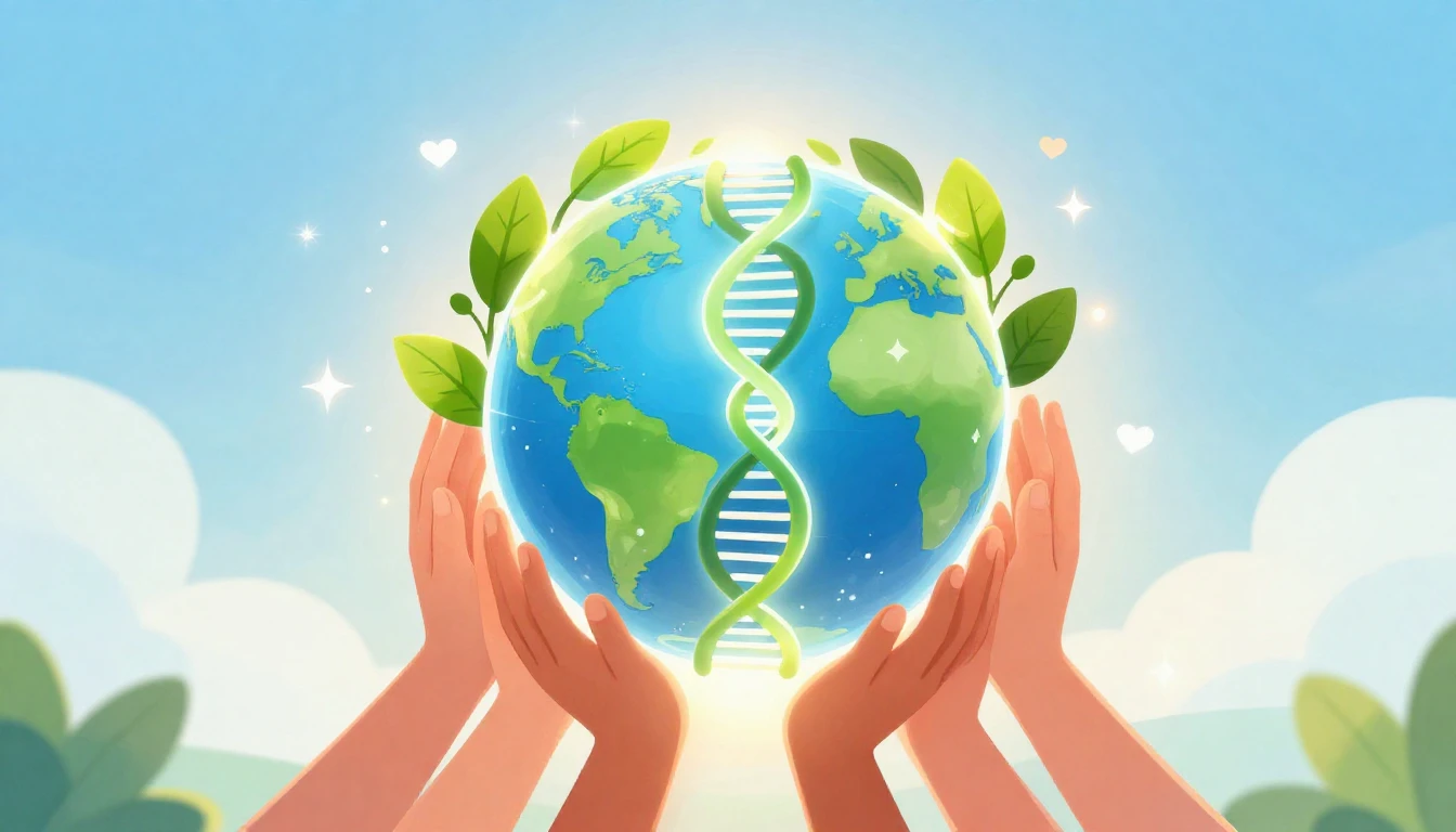 A vibrant and conceptual digital art illustration for a song...