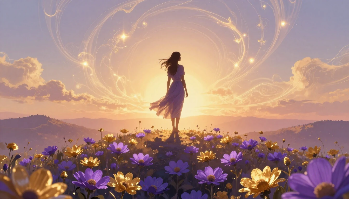 A breathtaking digital art piece celebrating empowerment. A ...