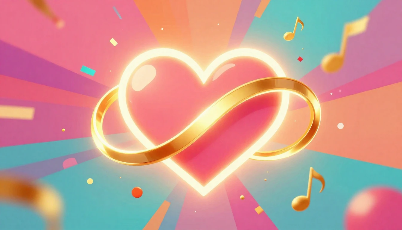 A vibrant and colorful composition symbolizing unity and joy...