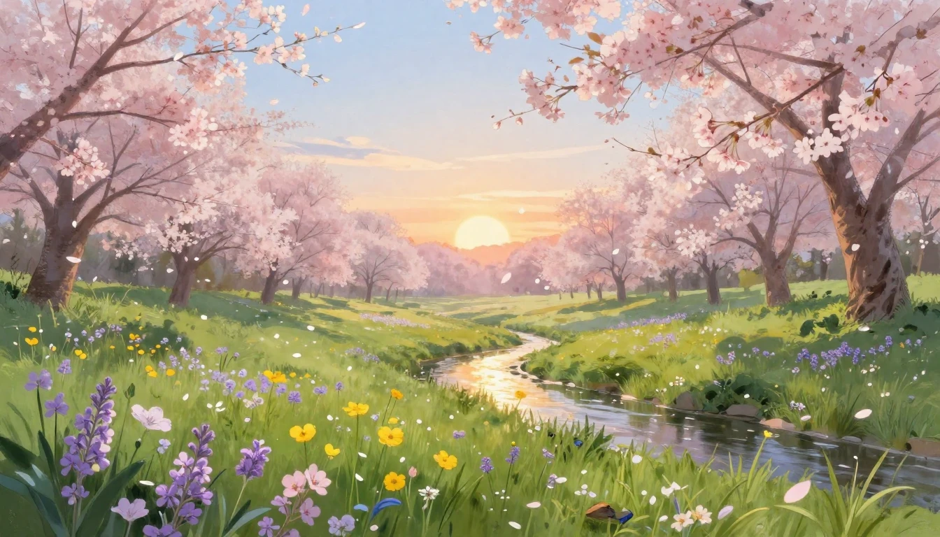 A breathtaking landscape capturing the essence of the spring...