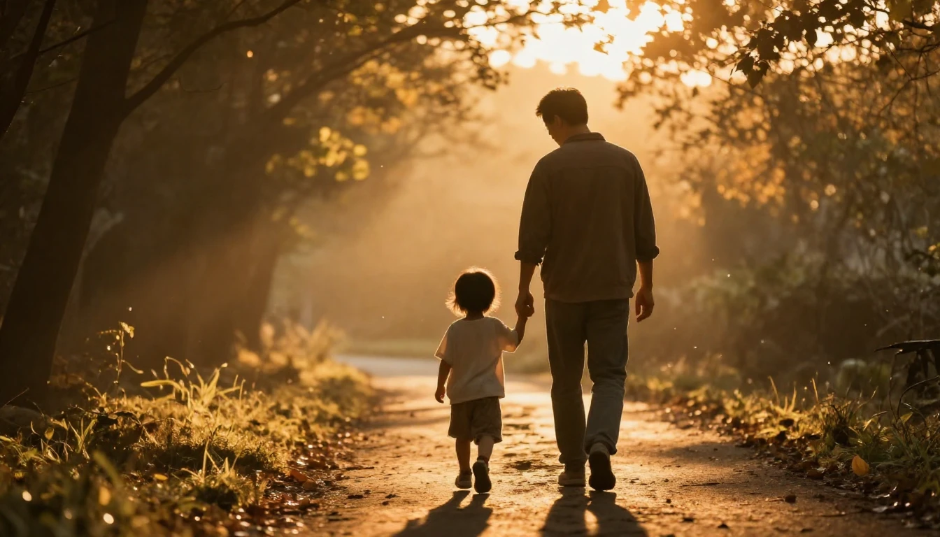 A cinematic, high-detail scene capturing the silhouette of a...