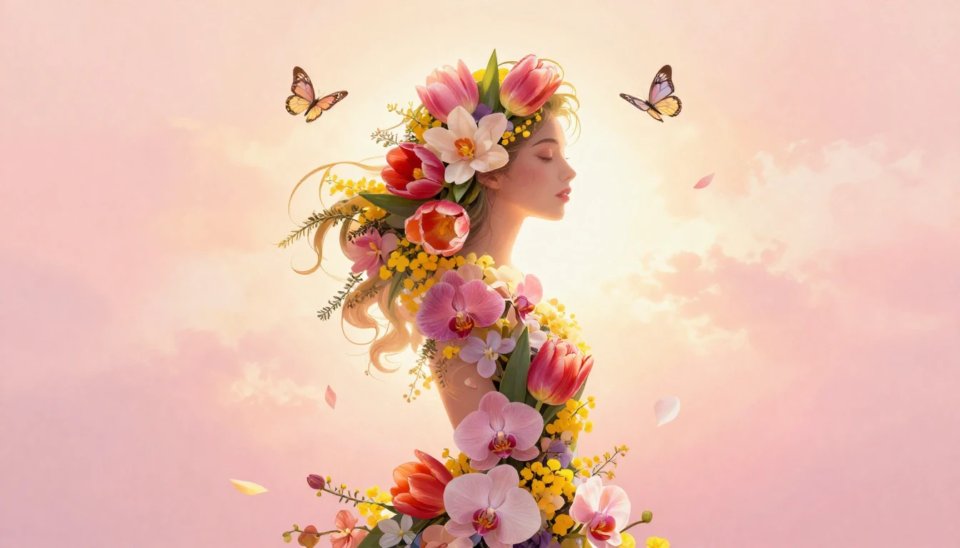 A beautiful and elegant conceptual illustration for Internat...