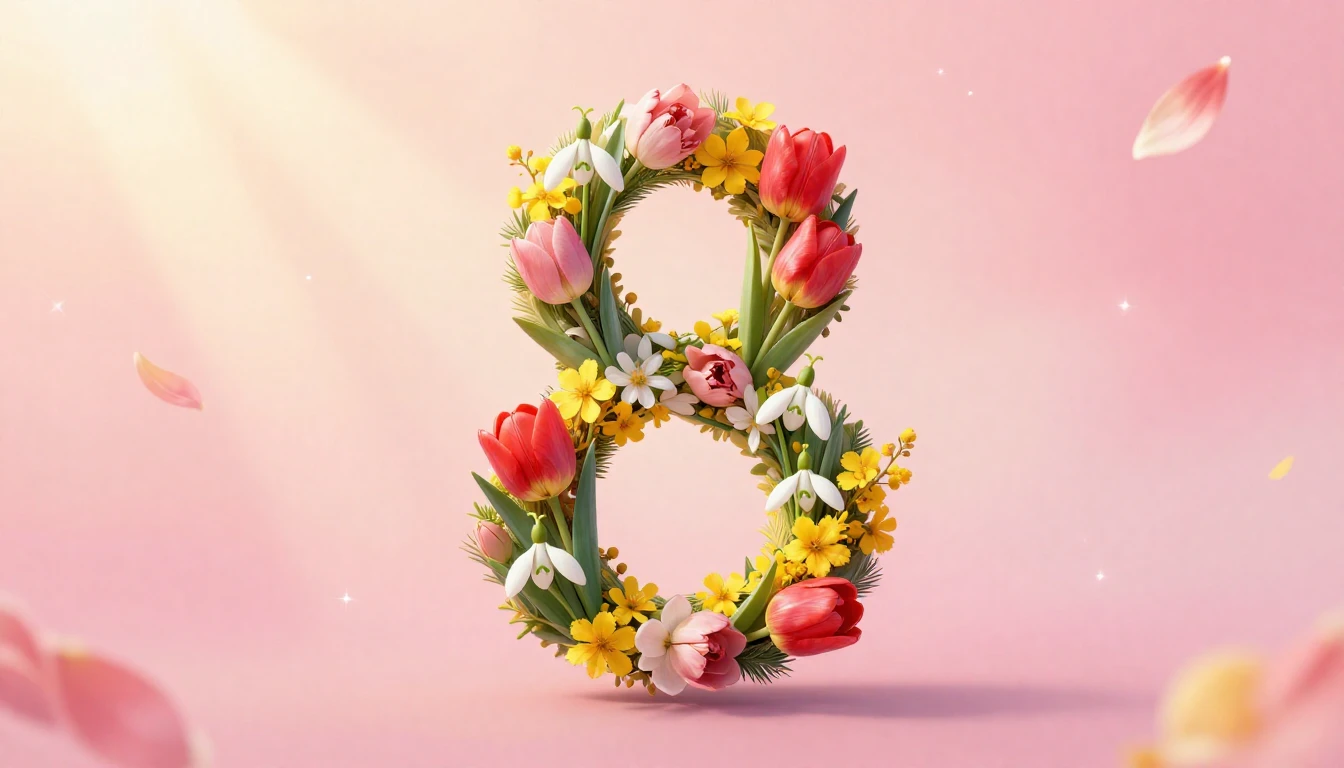 A beautifully designed concept art for International Women's...