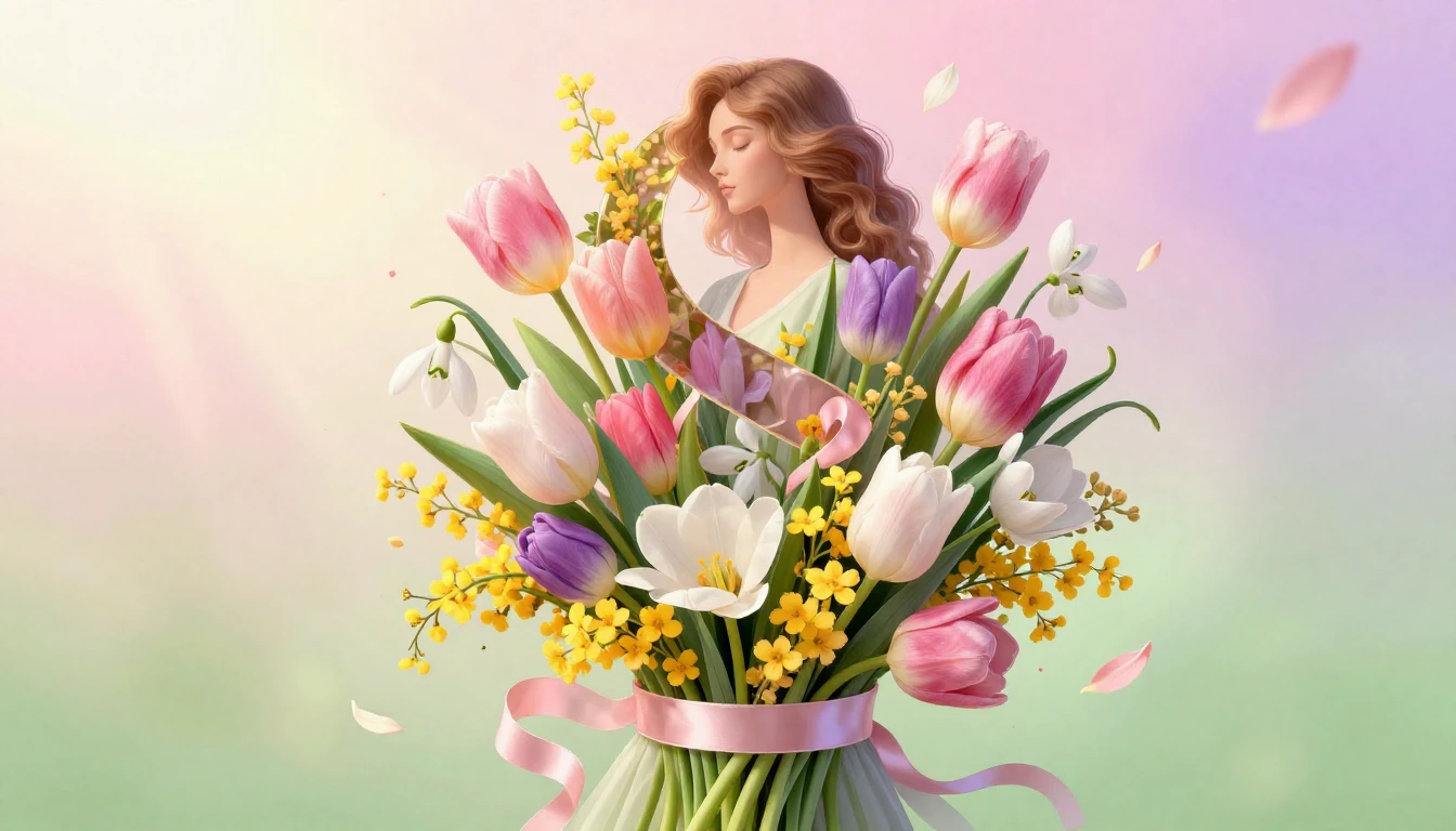 A vibrant and elegant concept art celebrating International ...