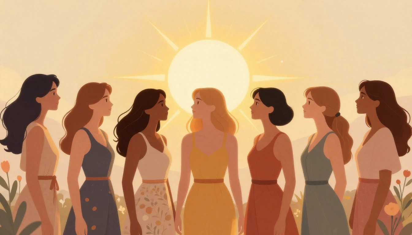 A beautiful and powerful abstract representation of diverse ...