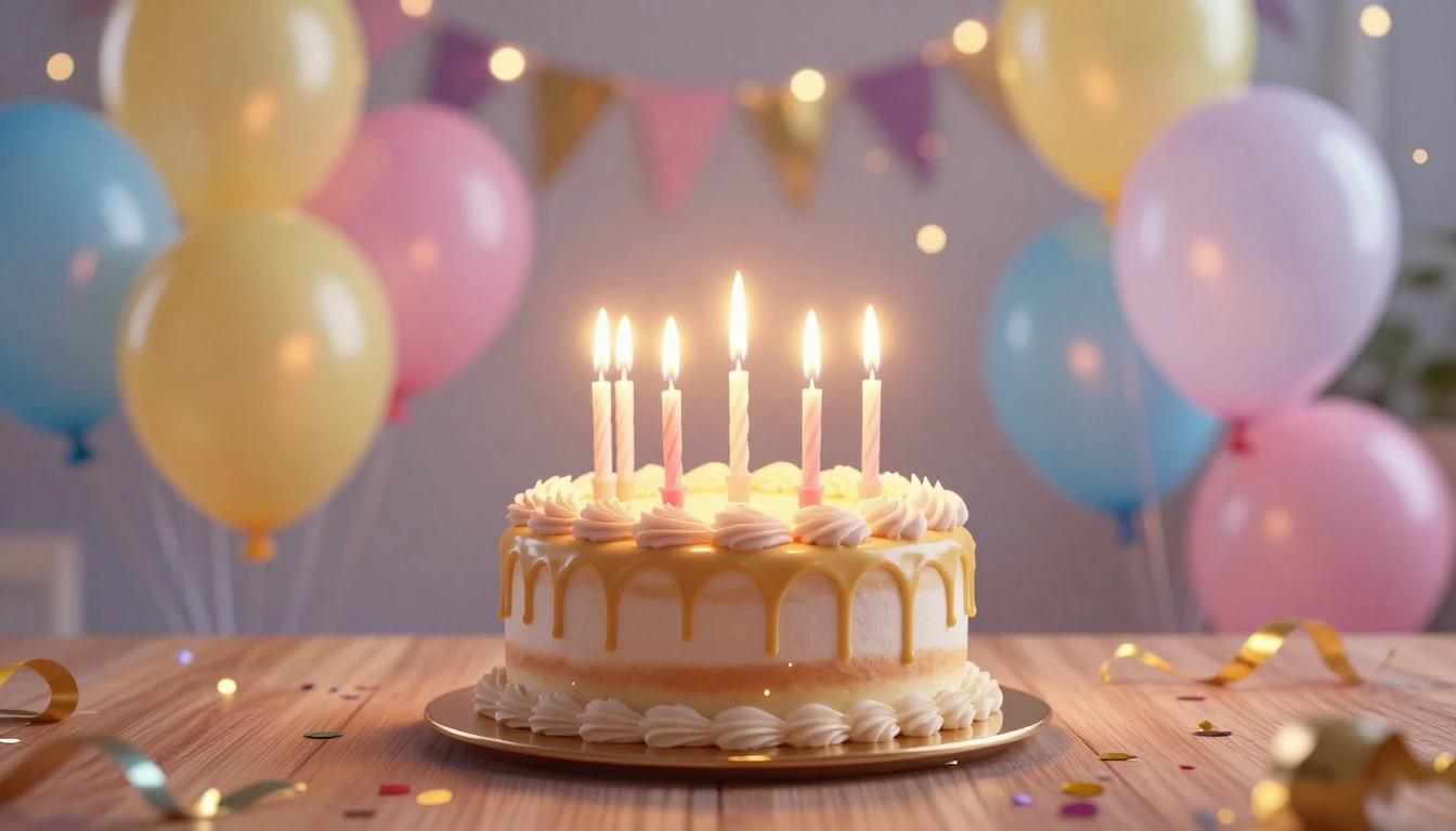 A vibrant and festive scene featuring a beautifully decorate...