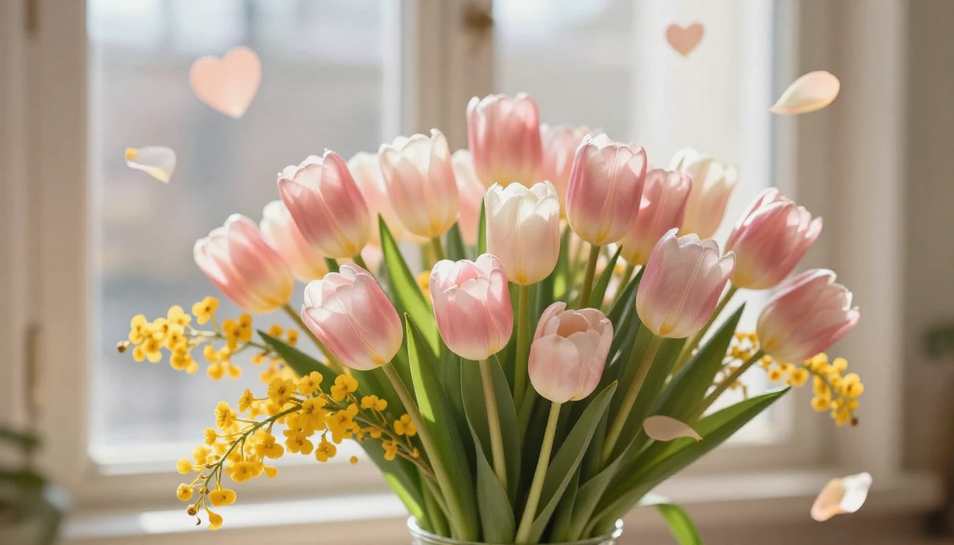 A romantic and elegant composition celebrating International...