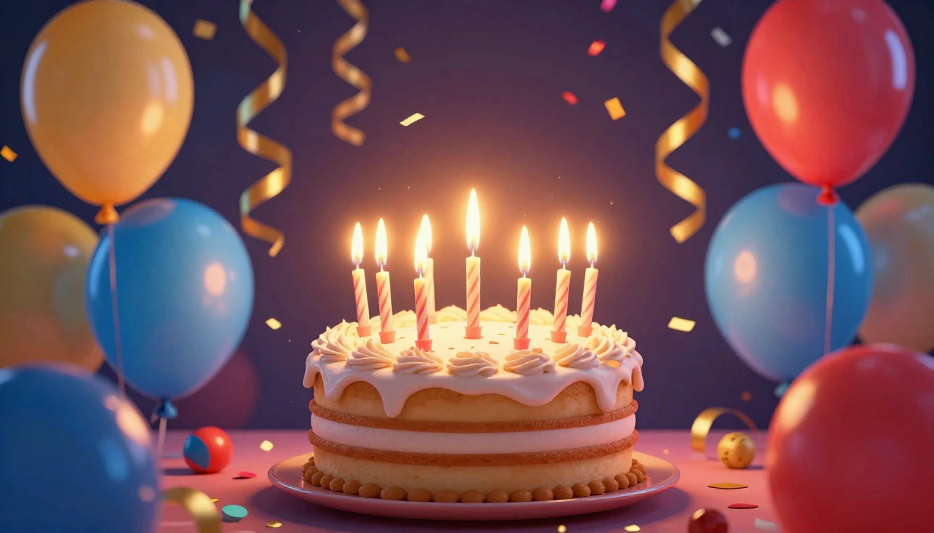 A vibrant and festive music album cover design celebrating a...