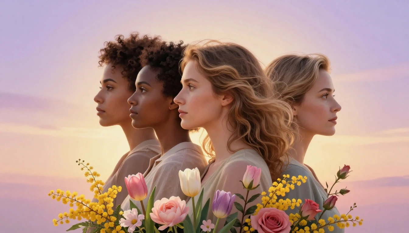 A conceptual illustration celebrating International Women's ...