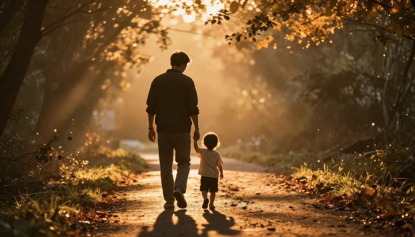 A cinematic, high-detail scene capturing the silhouette of a...