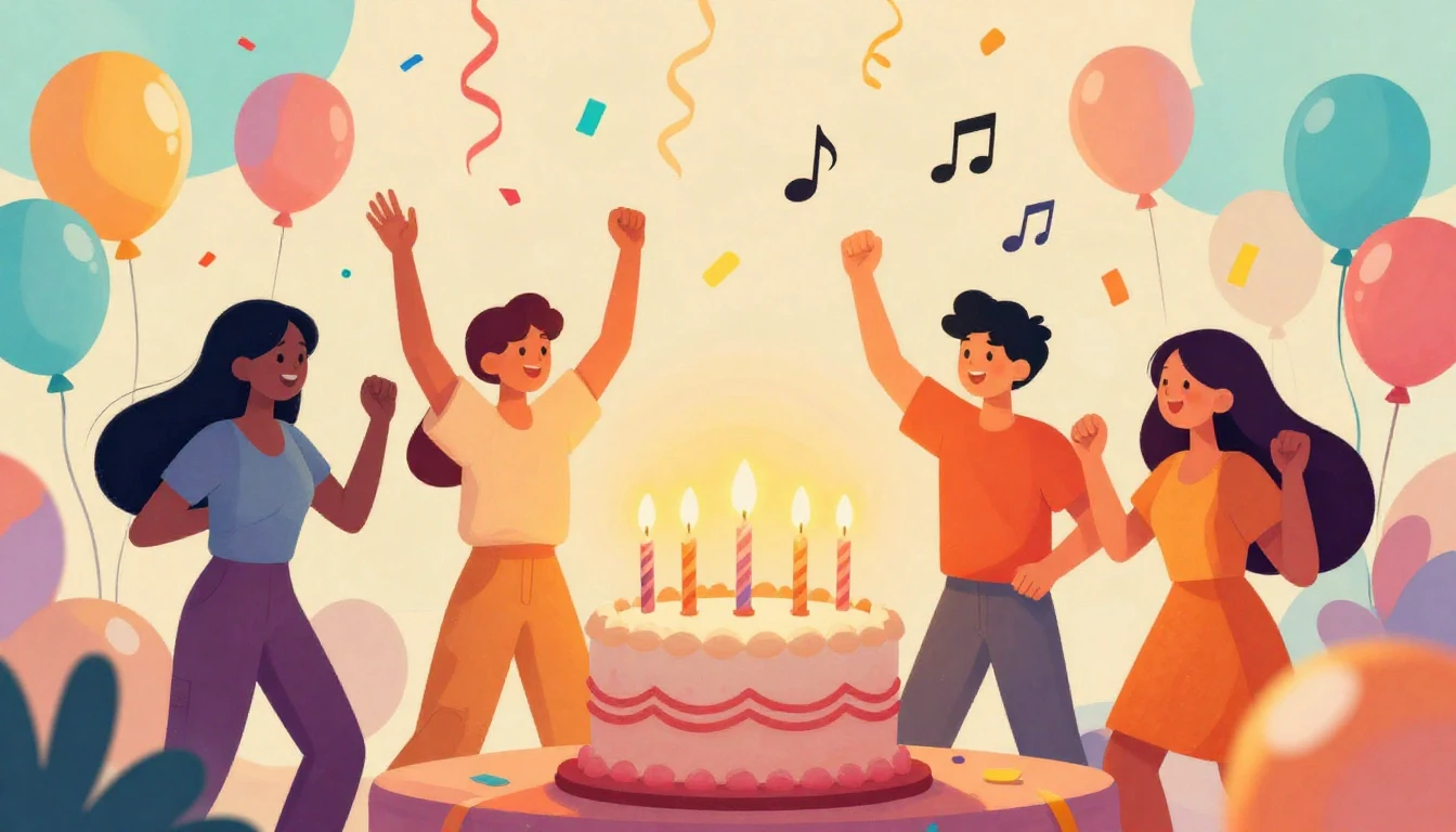 A vibrant and energetic digital art illustration representin...