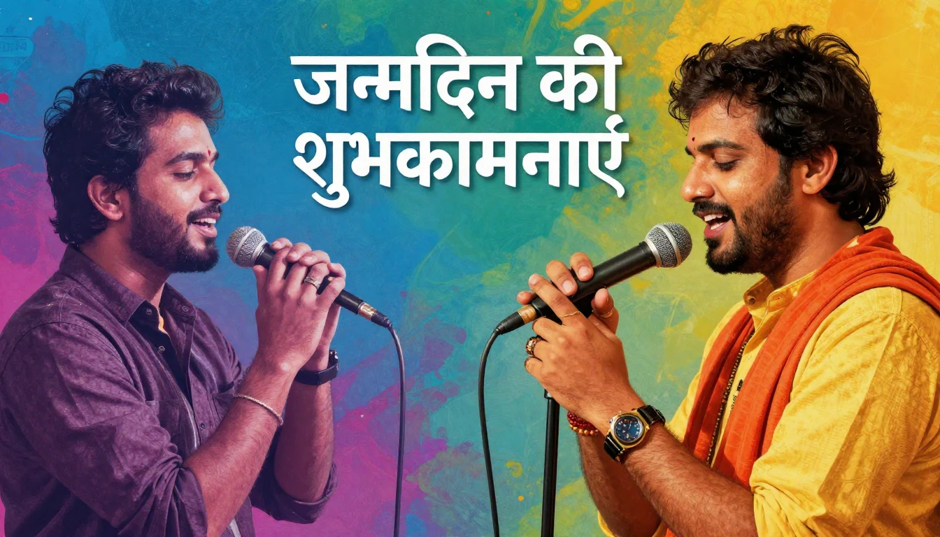 Album cover art for instrumental music about जन्मदिन की शुभक...