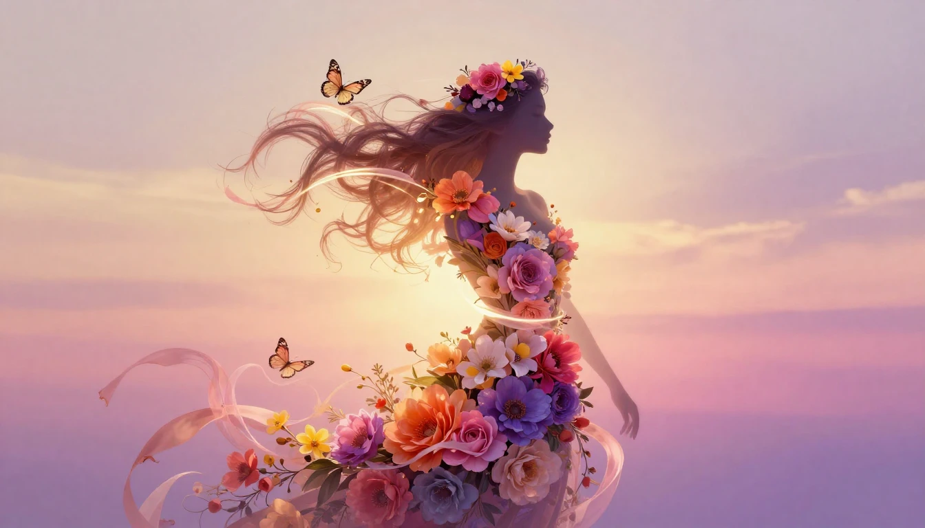 A conceptual and artistic illustration celebrating Internati...