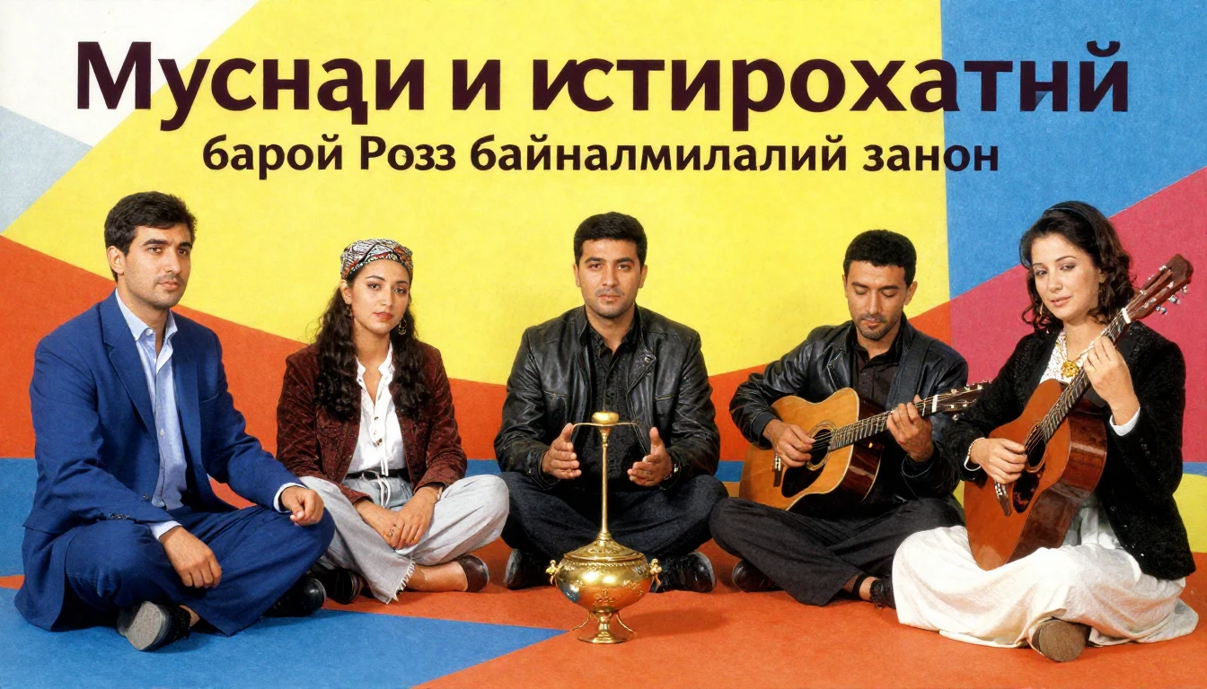 Album cover art for instrumental music about Мусиқии истироҳ...