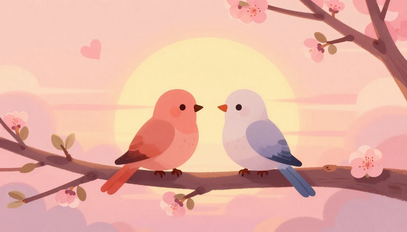 A warm and inviting illustration representing connection and...