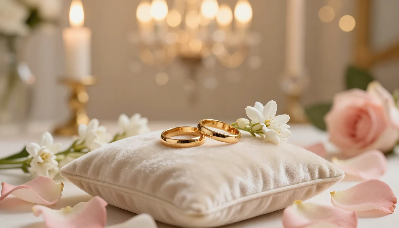 A luxurious and romantic setting for an engagement ceremony....