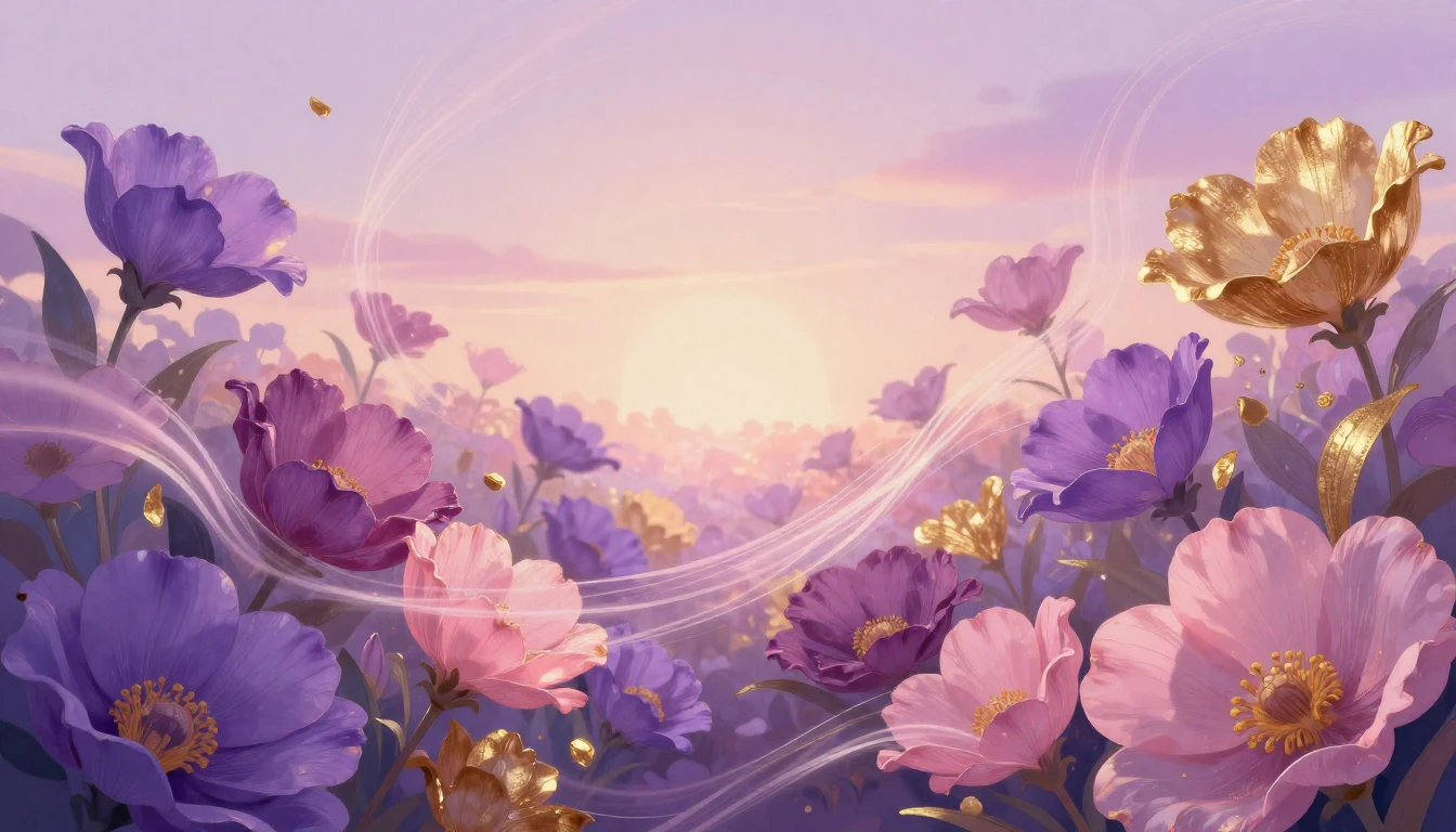 A vibrant and artistic composition celebrating femininity an...