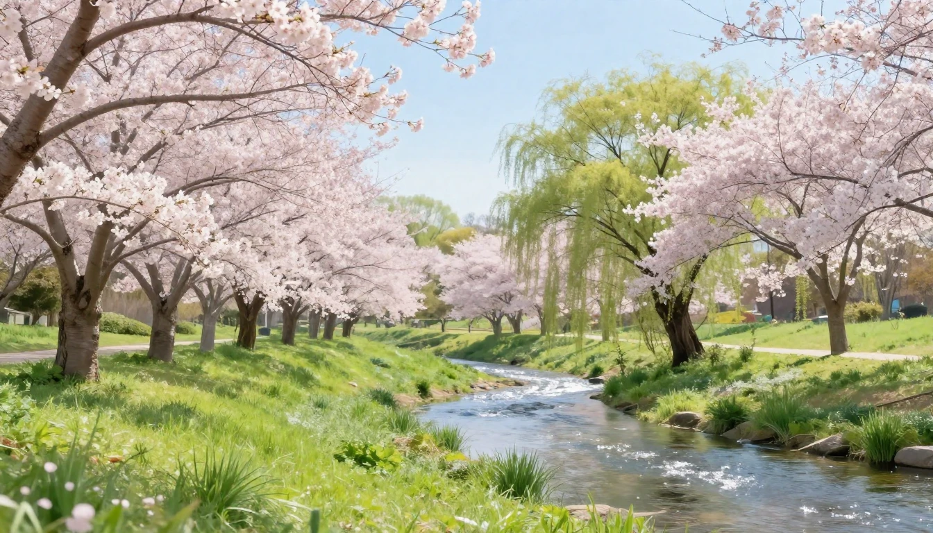 A breathtaking landscape capturing the essence of spring. So...
