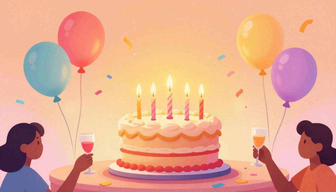 A vibrant and festive digital art illustration suitable for ...