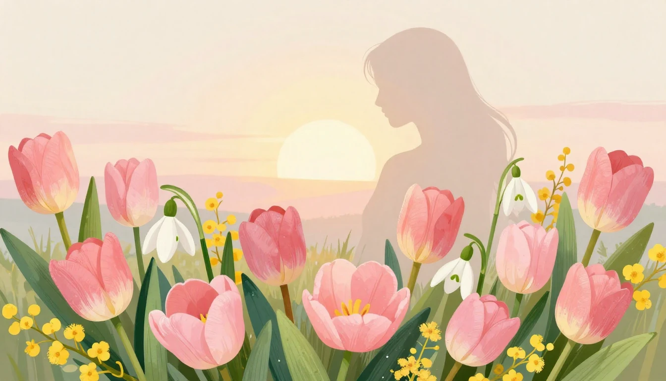 A beautiful and artistic illustration celebrating Internatio...