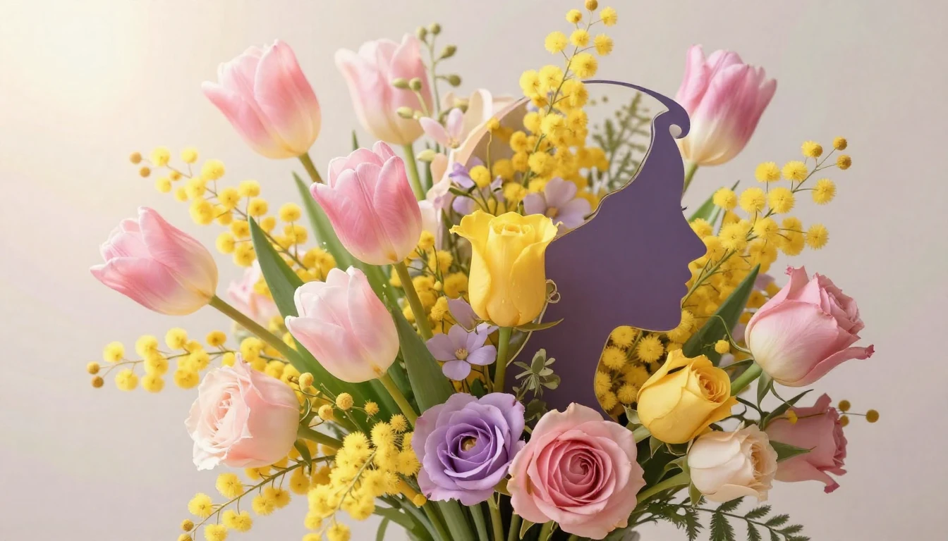 A beautiful and elegant artistic composition symbolizing Int...