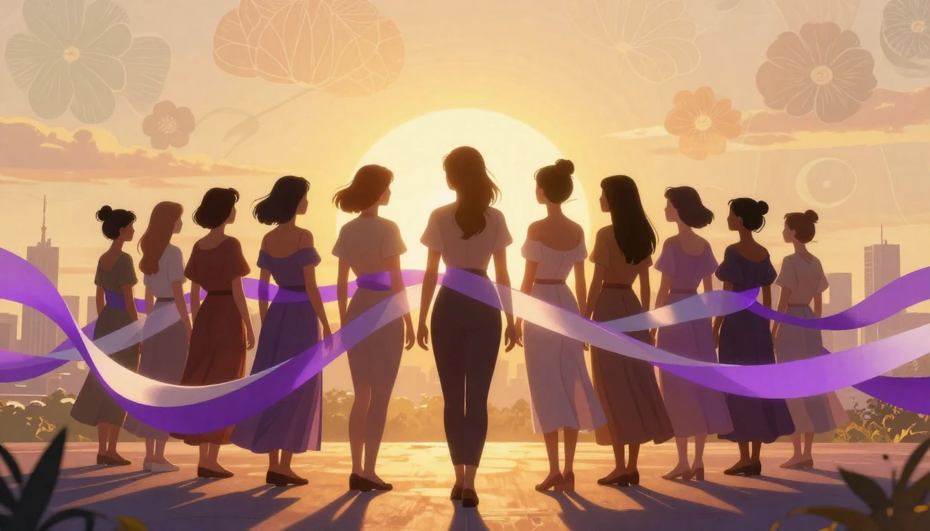 A powerful and vibrant composition representing internationa...