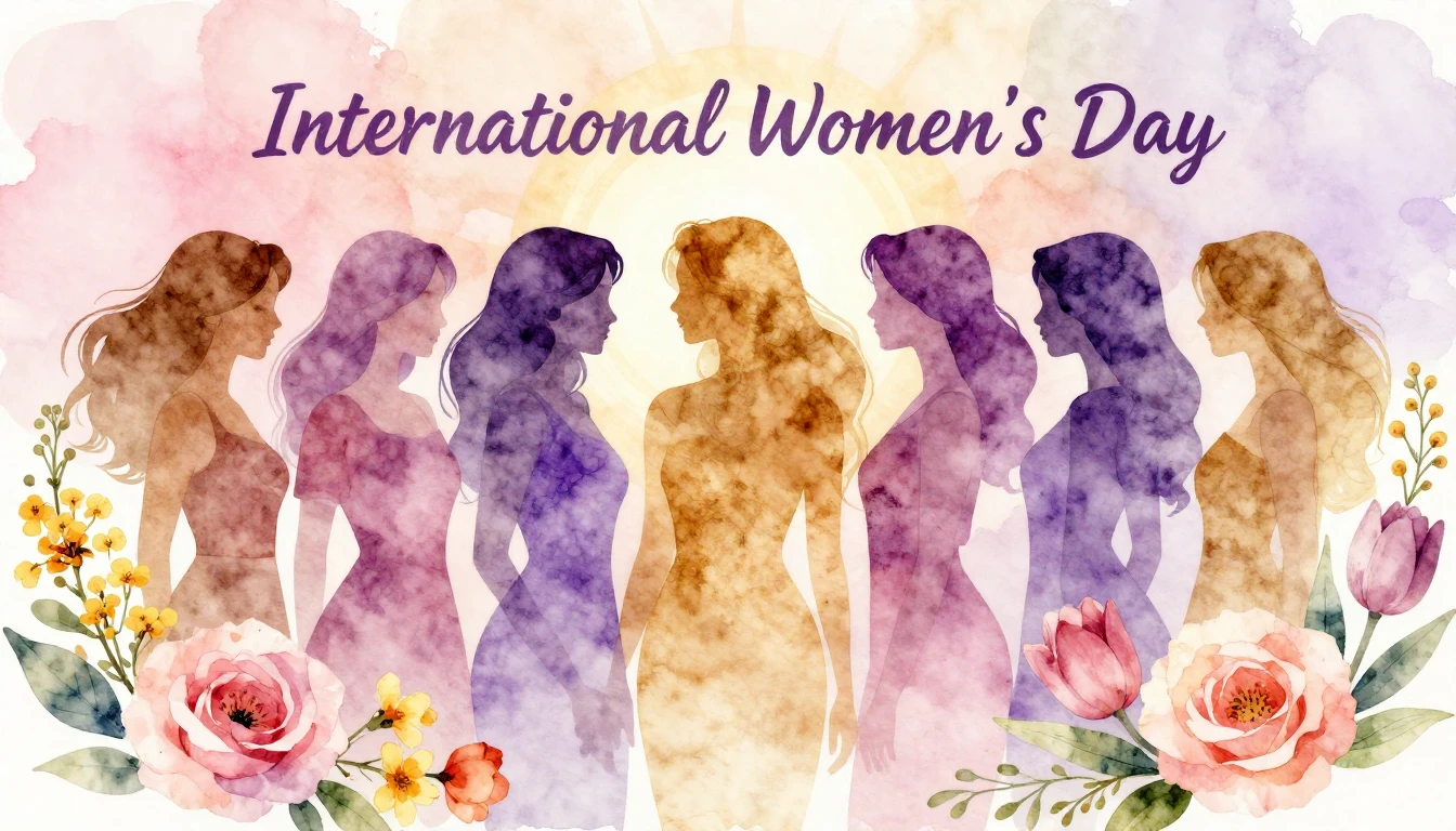 A beautiful and artistic watercolor illustration representin...