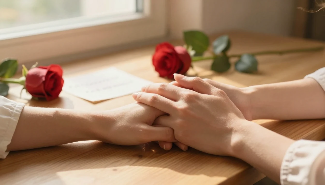 A romantic and soft composition focusing on intimacy and war...