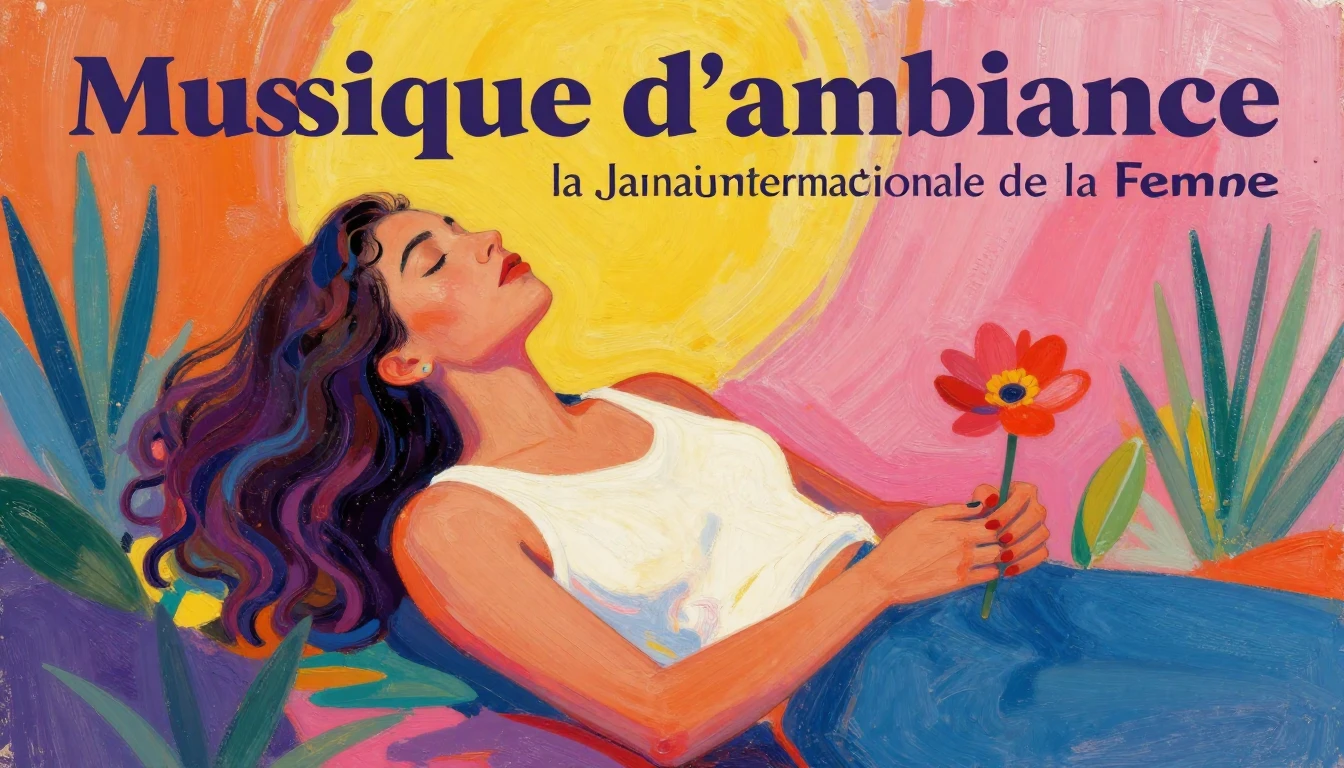 Album cover art for instrumental music about Musique d'ambia...