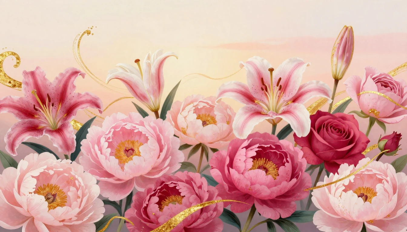 A vibrant and sophisticated artistic composition featuring a...