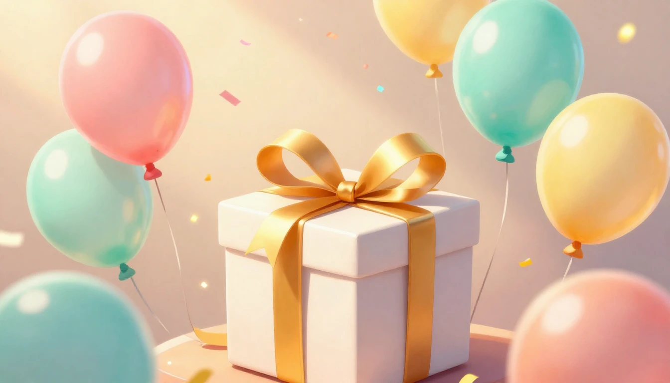 A vibrant and heartwarming digital art illustration celebrat...