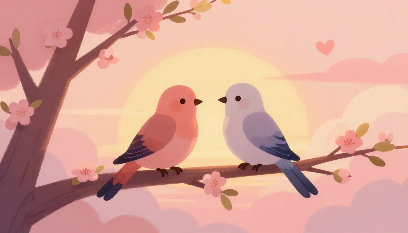 A warm and inviting illustration representing connection and...