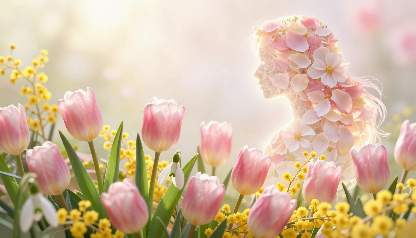 A beautiful, artistic composition representing International...