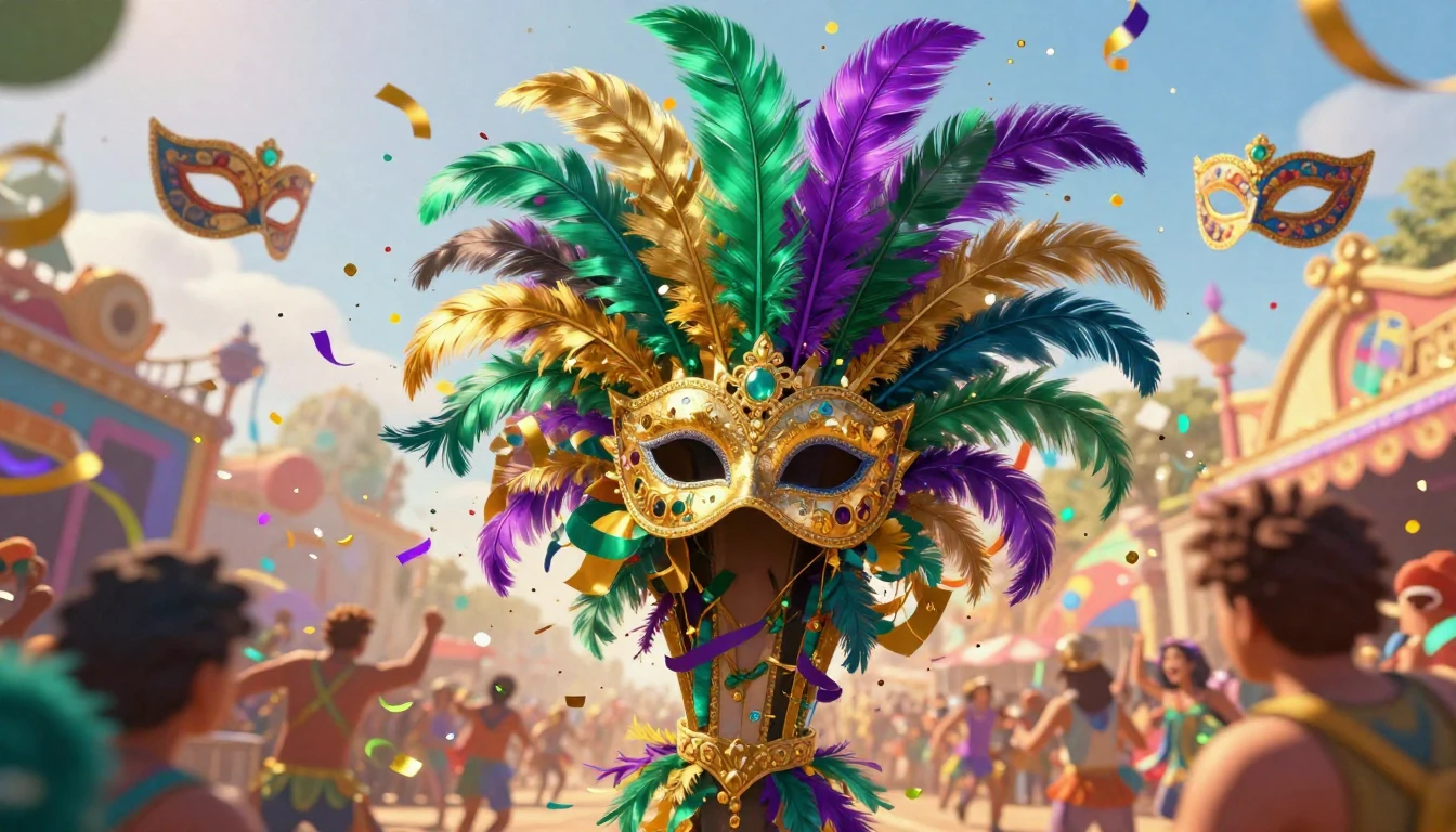 A vibrant and dynamic digital art piece depicting the explos...