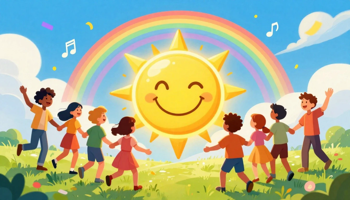 A vibrant and colorful digital art illustration depicting a ...