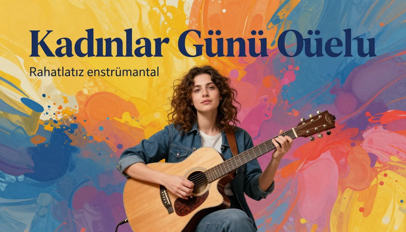 Album cover art for instrumental music about Kadınlar Günü'n...
