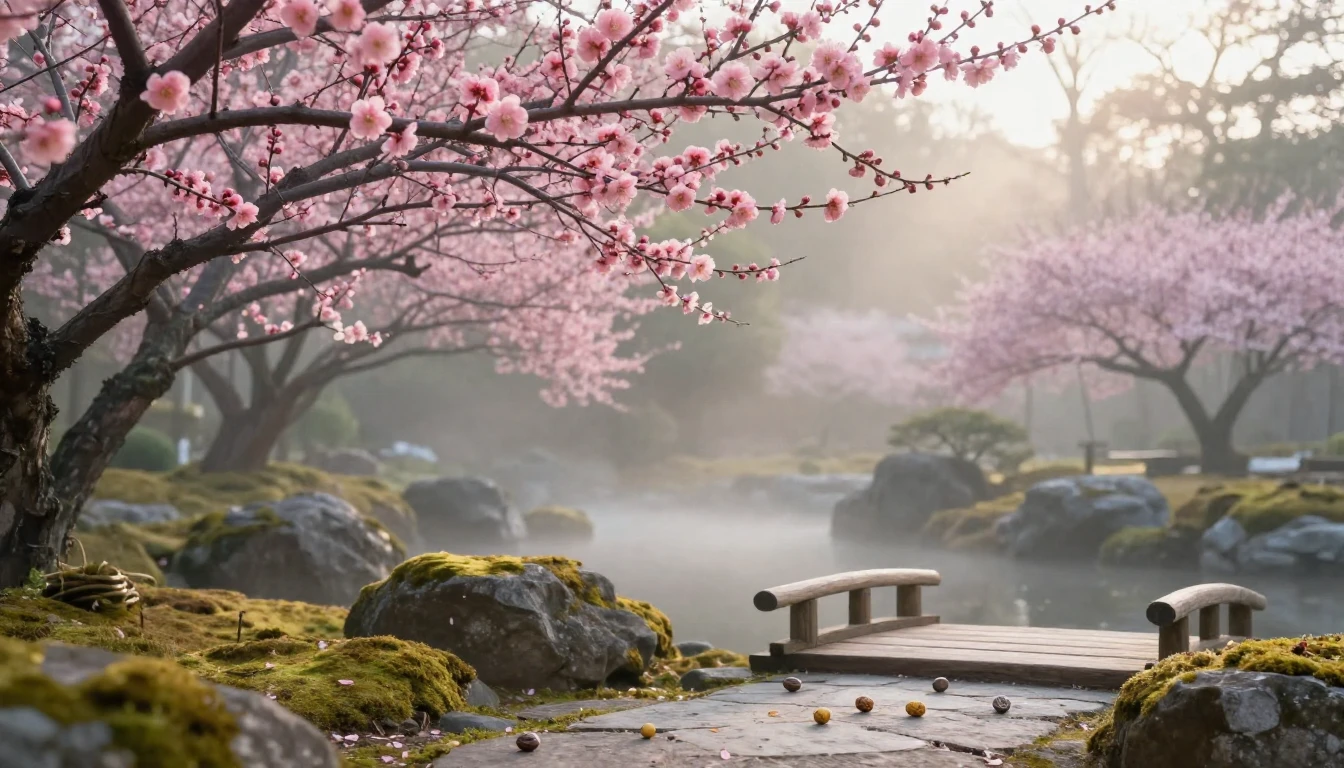 A beautiful landscape depicting the transition from late win...